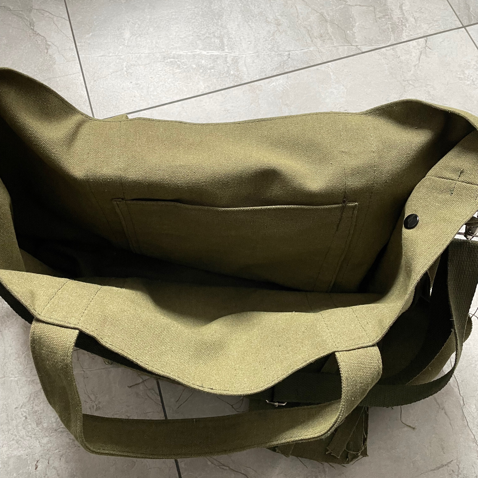 Large Canvas Messenger Bag – Handmade Oversized Shoulder Bag, Rugged Utility y2k
