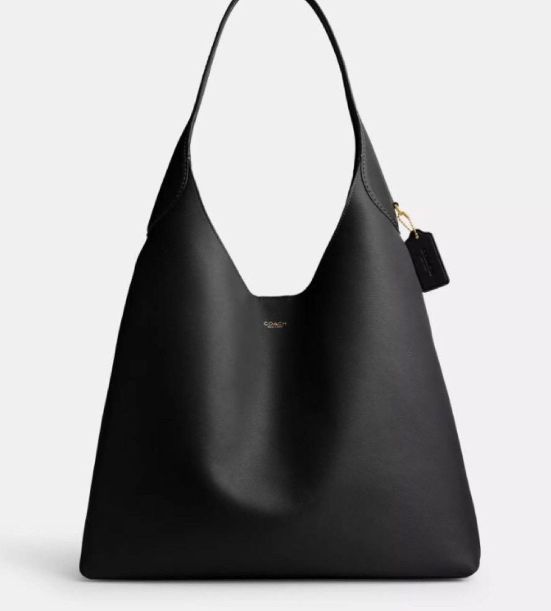 COACH Brooklyn 39 Shoulder Bag CU044 Black Leather Women Outlet New