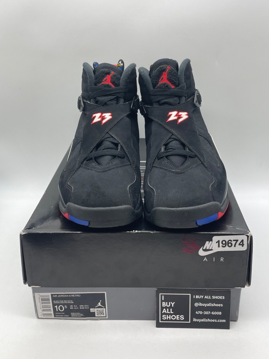 Jordan 8 Retro Playoffs (2023) 10.5 (Moderately Worn Pre-Owned) Size 10.5