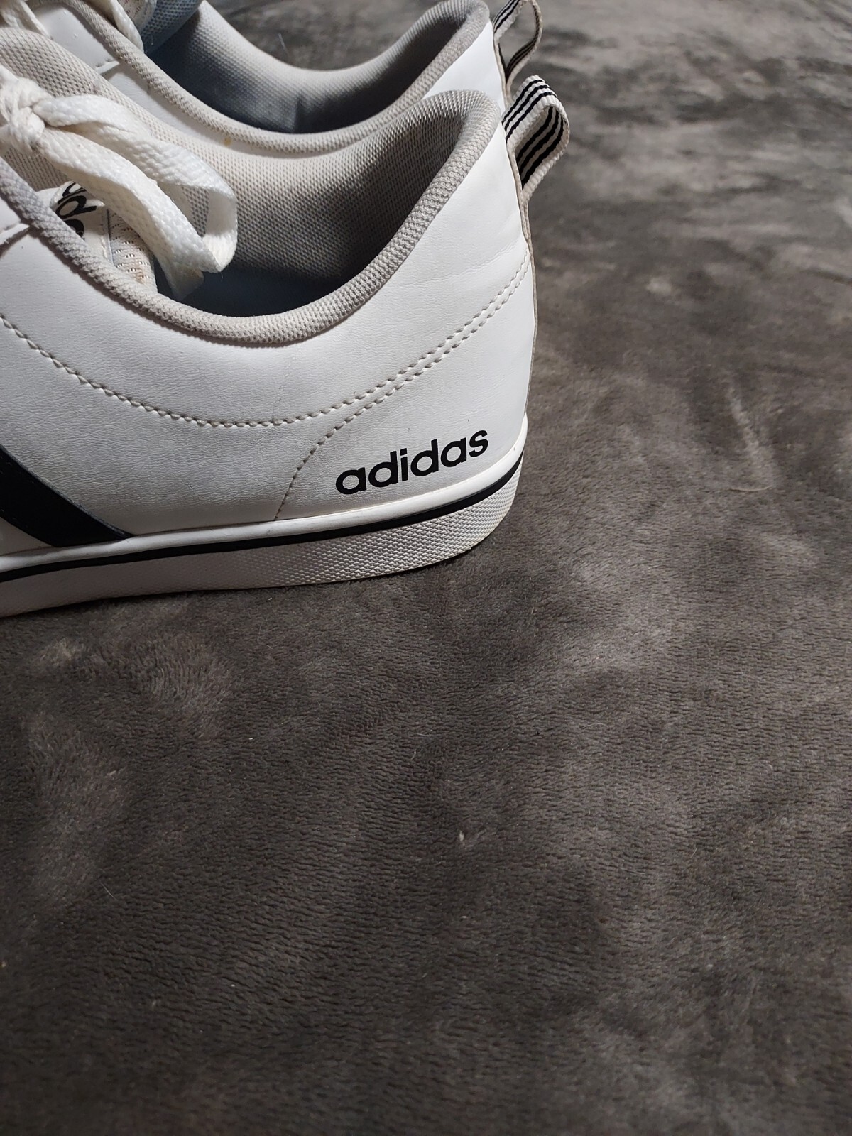 Adidas Mens VS Pace AW4594 White Casual Shoes Sneakers Size 12
