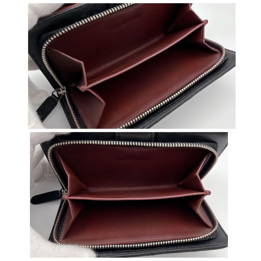 CHANEL wallet Matelass bi fold compact
