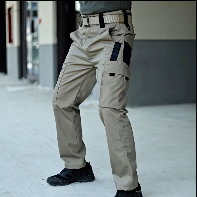 New Tactical Work Pants Men Outdoor Cargo Trousers Multi-Pocket Waterproof Pant
