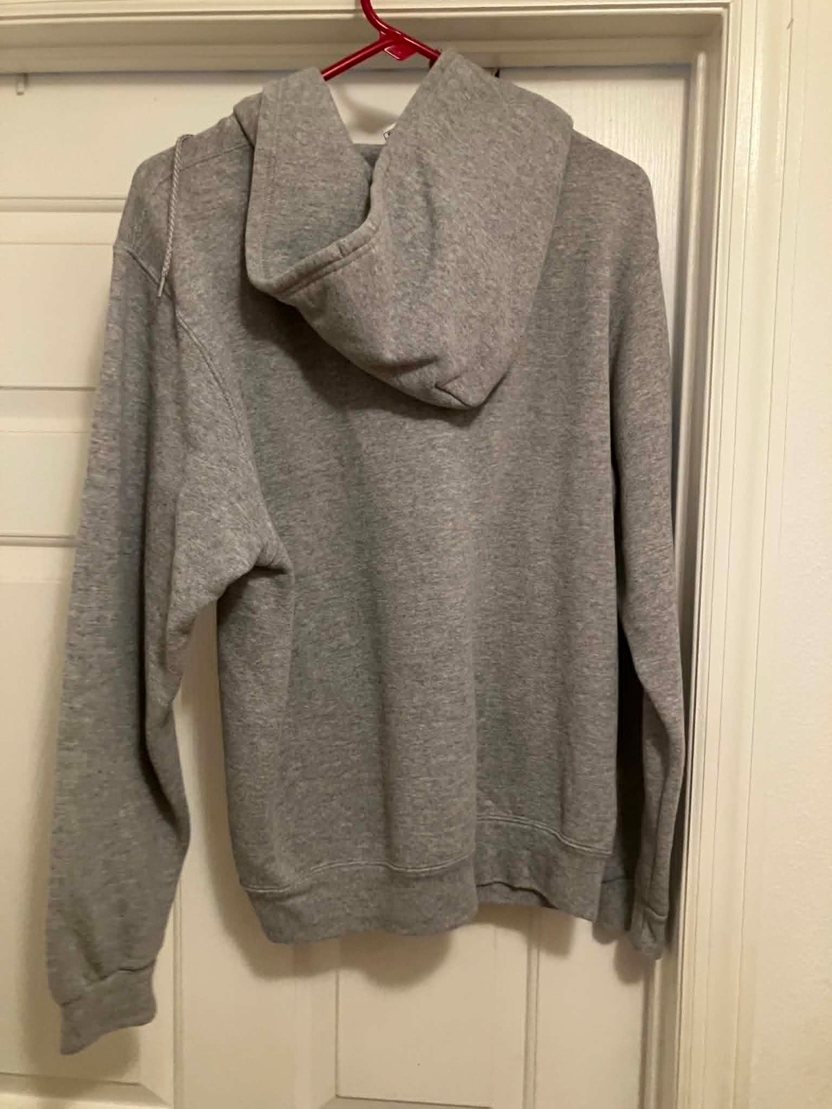 Navy Soffee Zip Up Hoodie Ash Grey Size M Front Kangaroo Pockets
