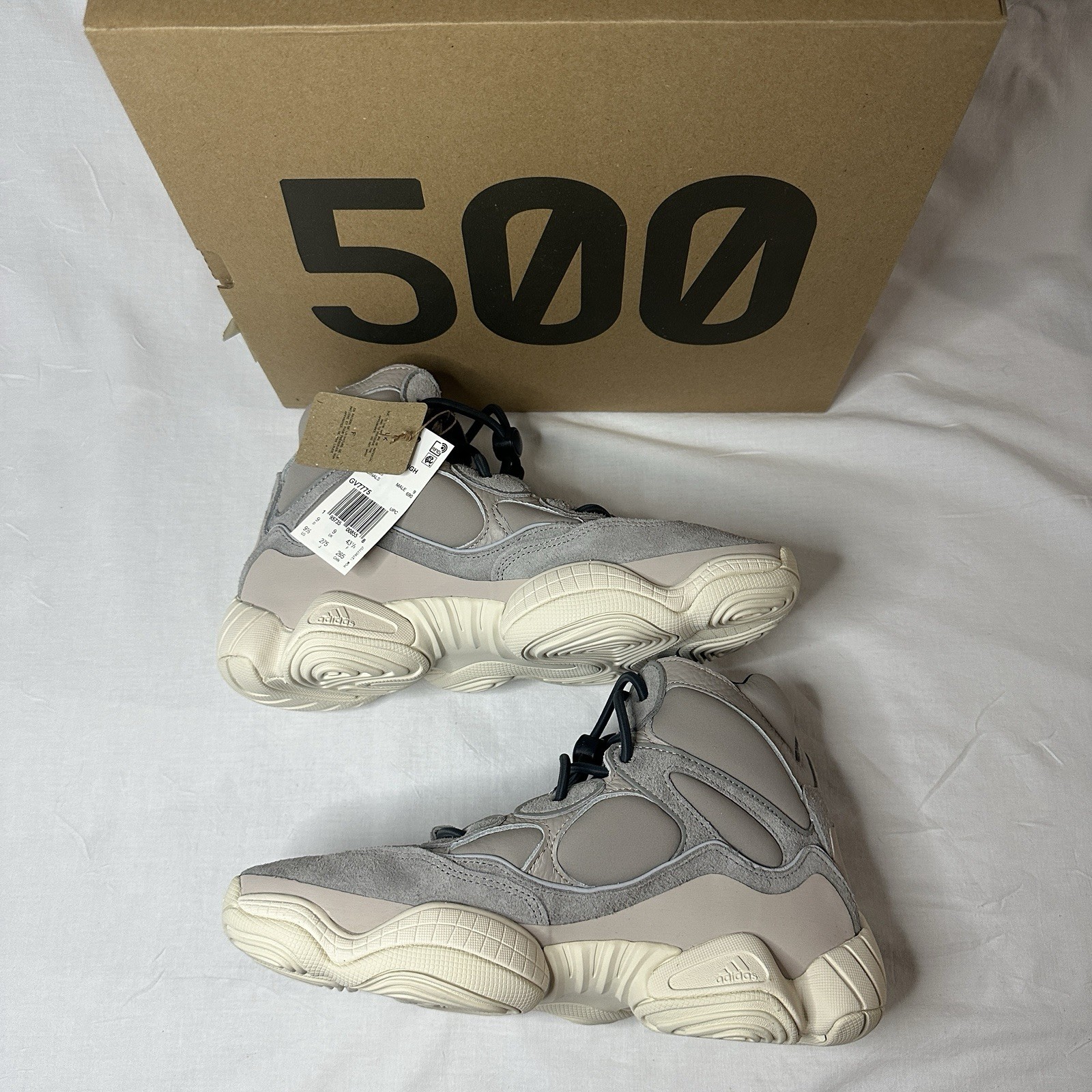 Adidas Yeezy 500 High Mist Stone – Size 9.5 – BRAND NEW – GV7775 – 2021 – DS