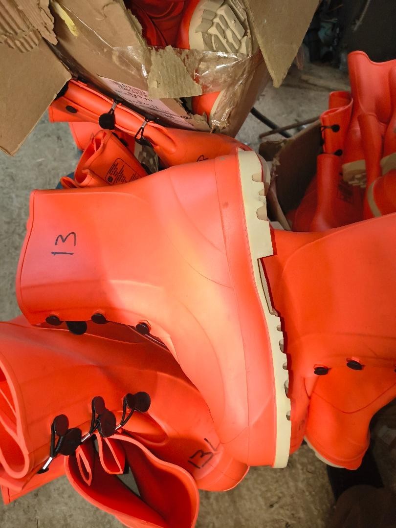Tingley Hazproof Boots, Steel Toe, Orange, Size 11