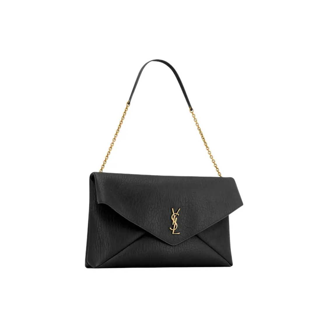 SAINT LAURENT CASSANDRE Shoulder Bag Oversized Women’s Black 13.7×1.1/1.6×8.6 in