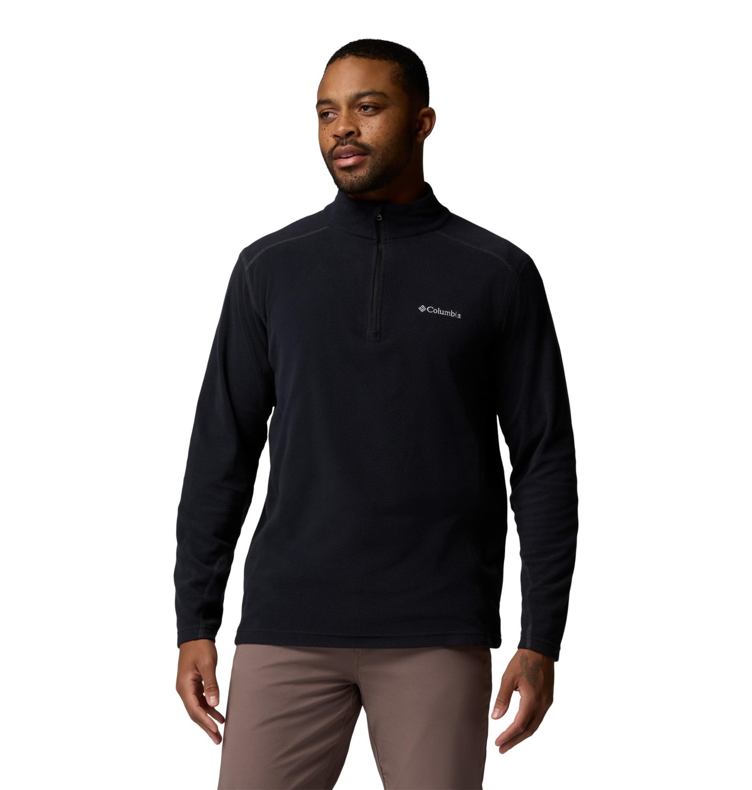 Columbia Mens Klamath Range II Half Zip Fleece Jacket, Black, 3X