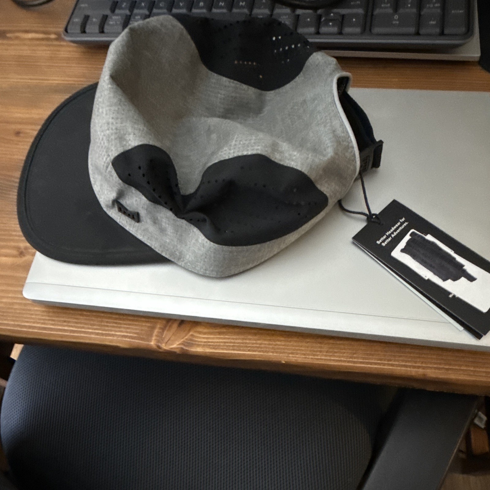 Melin Hydro Pace Men’s Gray/Black Baseball Cap CL Breathable Quick Dry