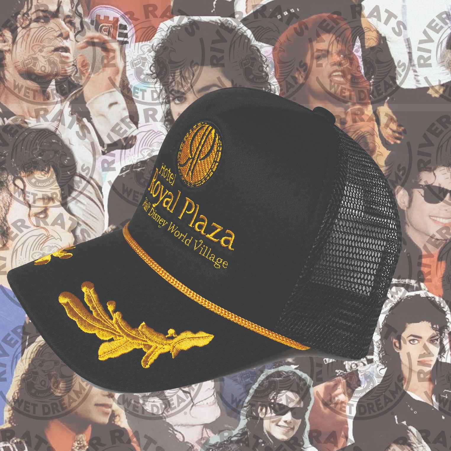 Michael Jackson MJ Movie Cap Hotel Royal Plaza Hat USA Made Fast Shipping!