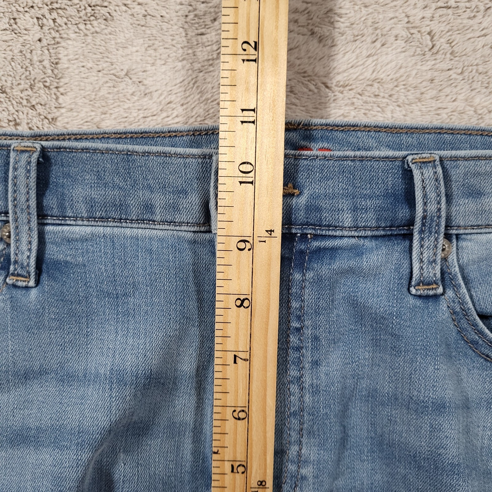 Lucky Brand Sweet Mid Rise Boot Jeans Womens 14/32 Blue Light Wash Stretch Denim