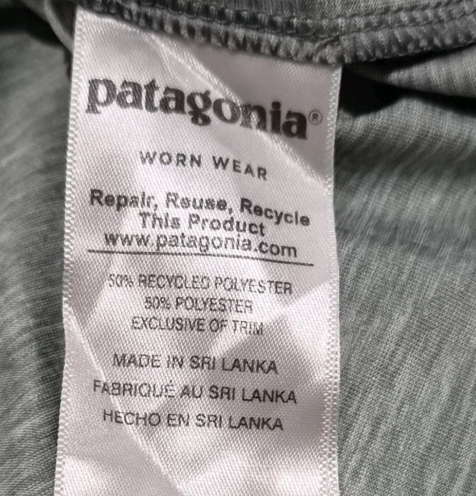 MENS PATAGONIA CAPILENE BASELAYER T-SHIRT SIZE MEDIUM