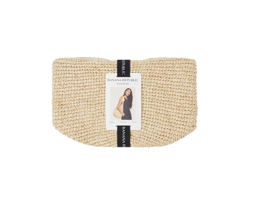 Banana Republic Women s Raffia Tote: TAN.**LIMITED TIME** FREE SHIPPING
