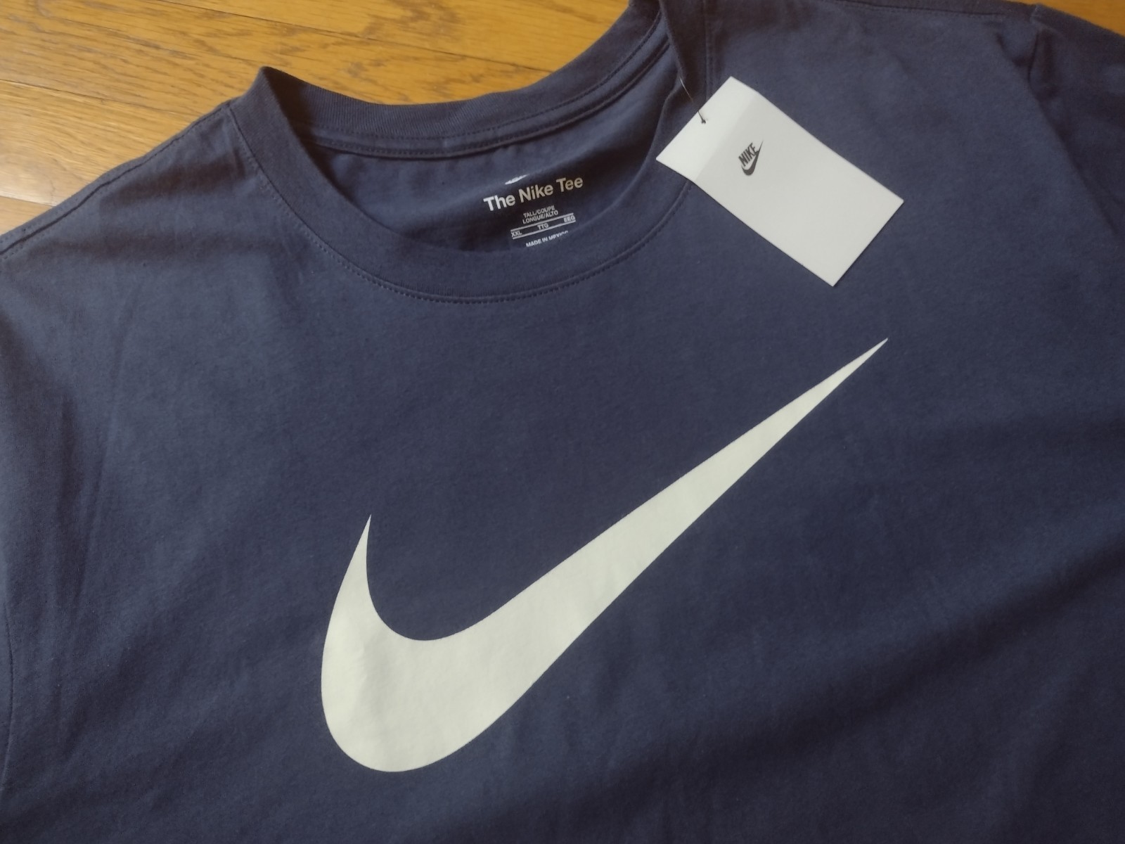 NWT, Nike Sportswear Men’s Swoosh 100% Cotton T-Shirt, Size 2XLT # DC5094-410