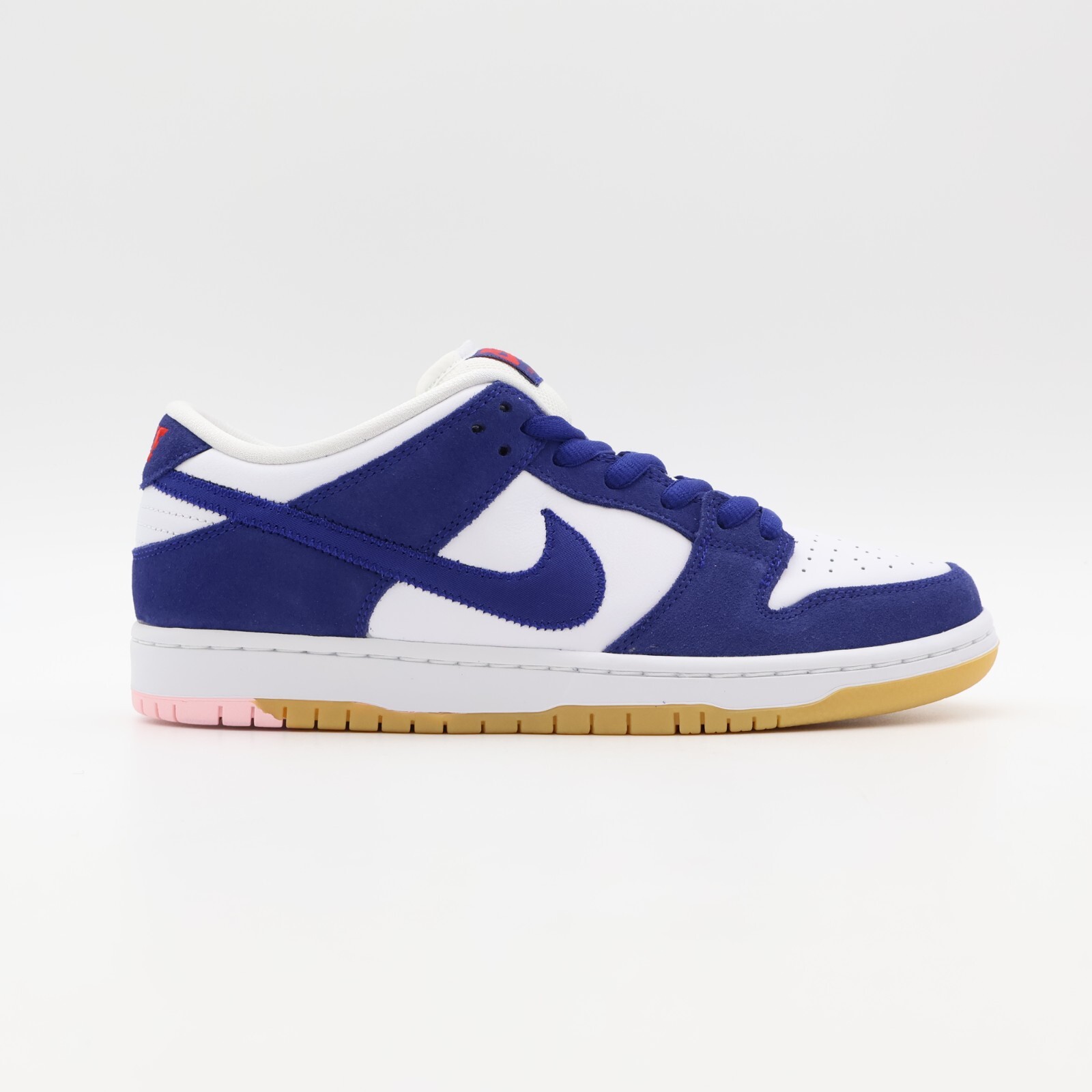DO9395-400 Nike Dunk Low SB Los Angeles Dodgers Deep Royal Blue White (Men’s)