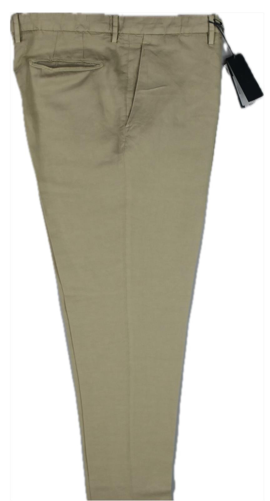 Boglioli Men’s Cotton-Linen Slim Beige Pants 56- 40 US NEW $590 80844Q