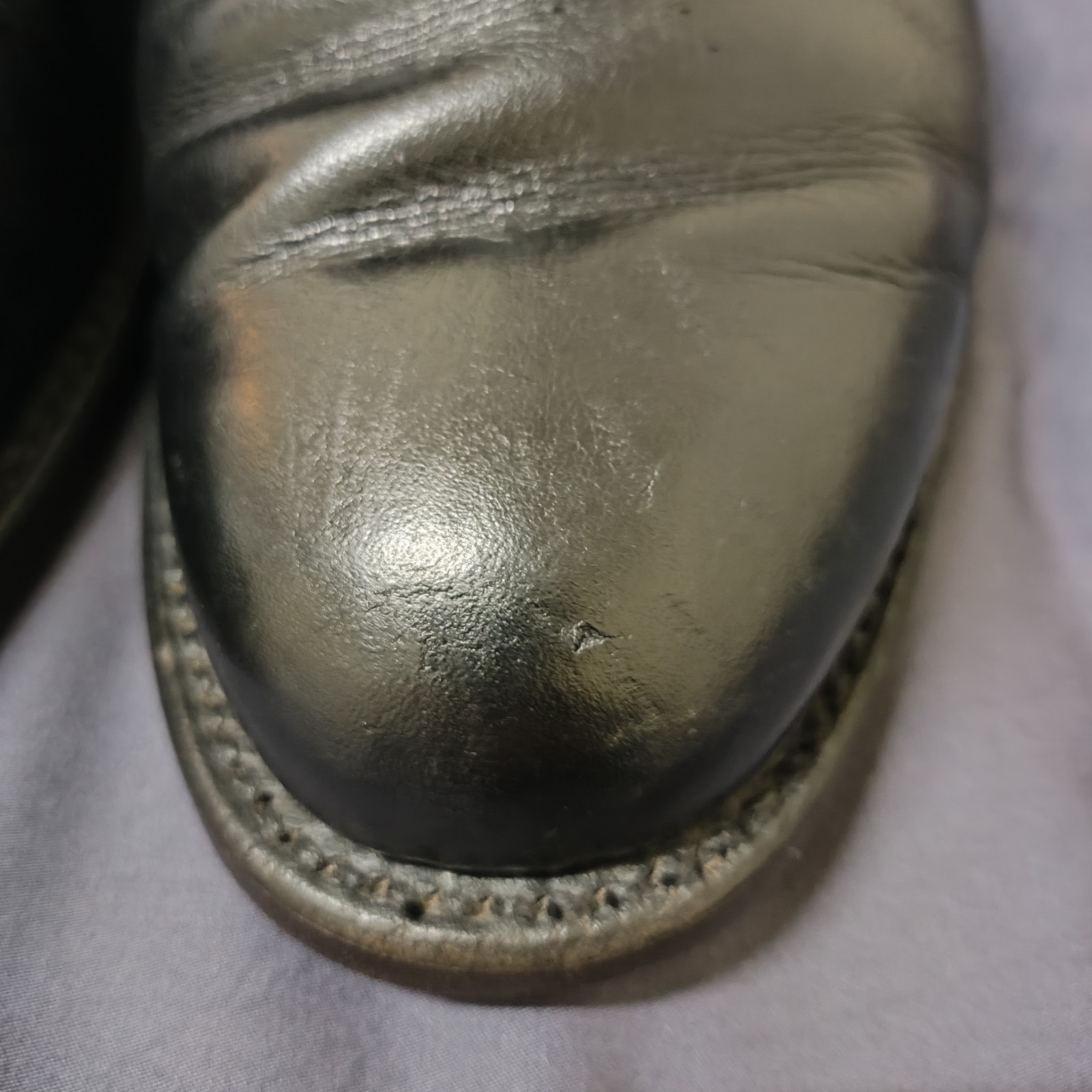 RM / R.M. Williams Turnout Boot (black yearling leather) – 8G WF