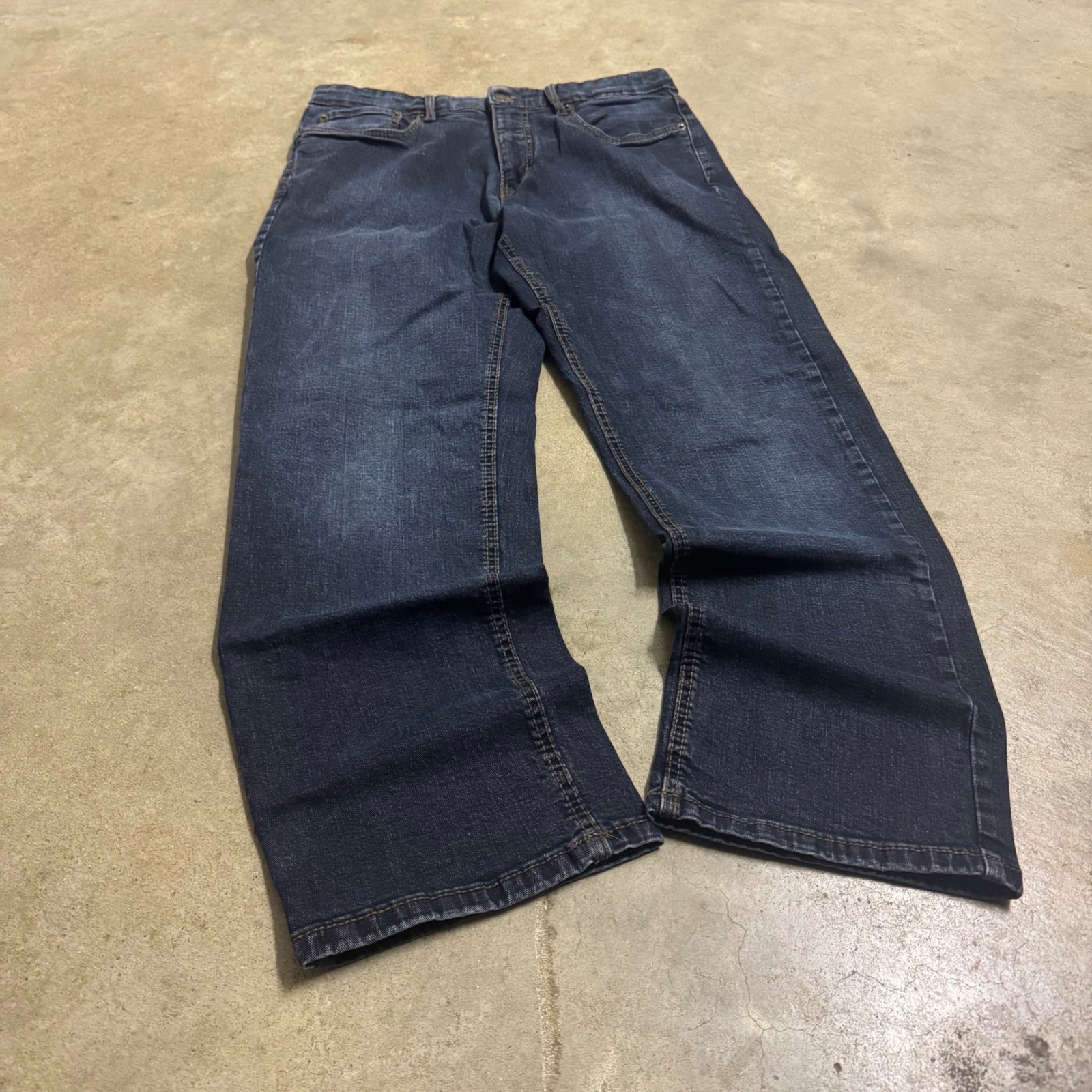 Vintage Urban Star Jeans Men 34×30 Dark Wash Relaxed Straight Leg Denim