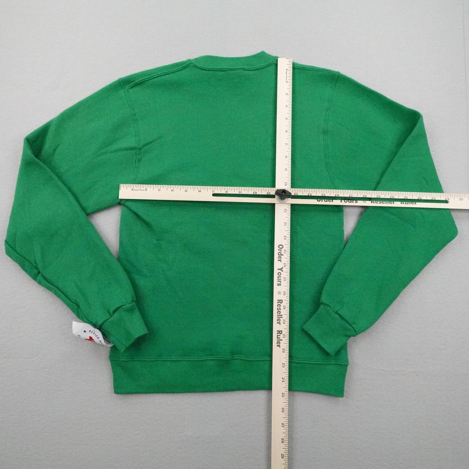 Vintage Russell Athletic Sweatshirt Mens XS Green Crewneck Deadstock NEW USA 90s