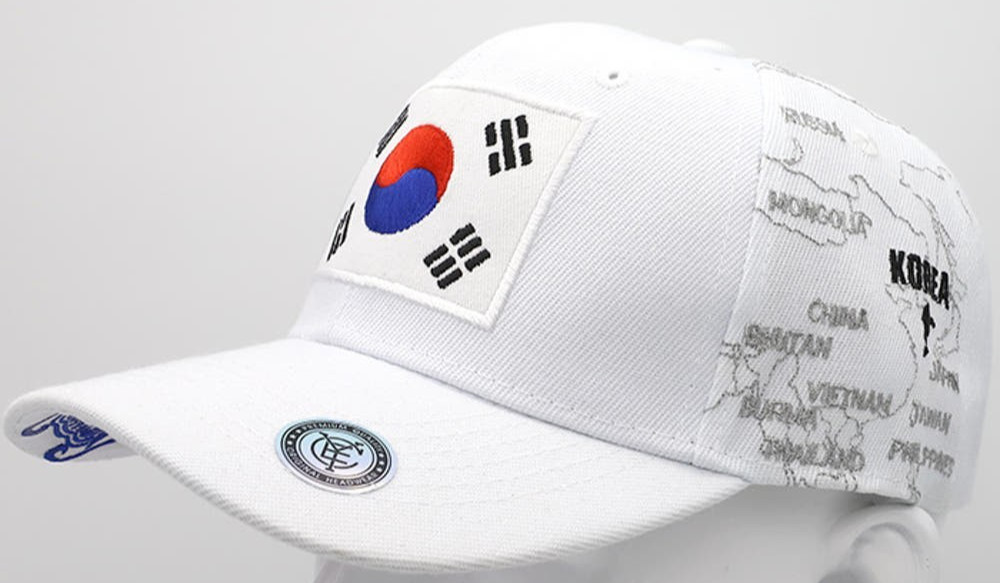South Korea Flag Baseball Cap South Korean National Team Supporters Dad Hat