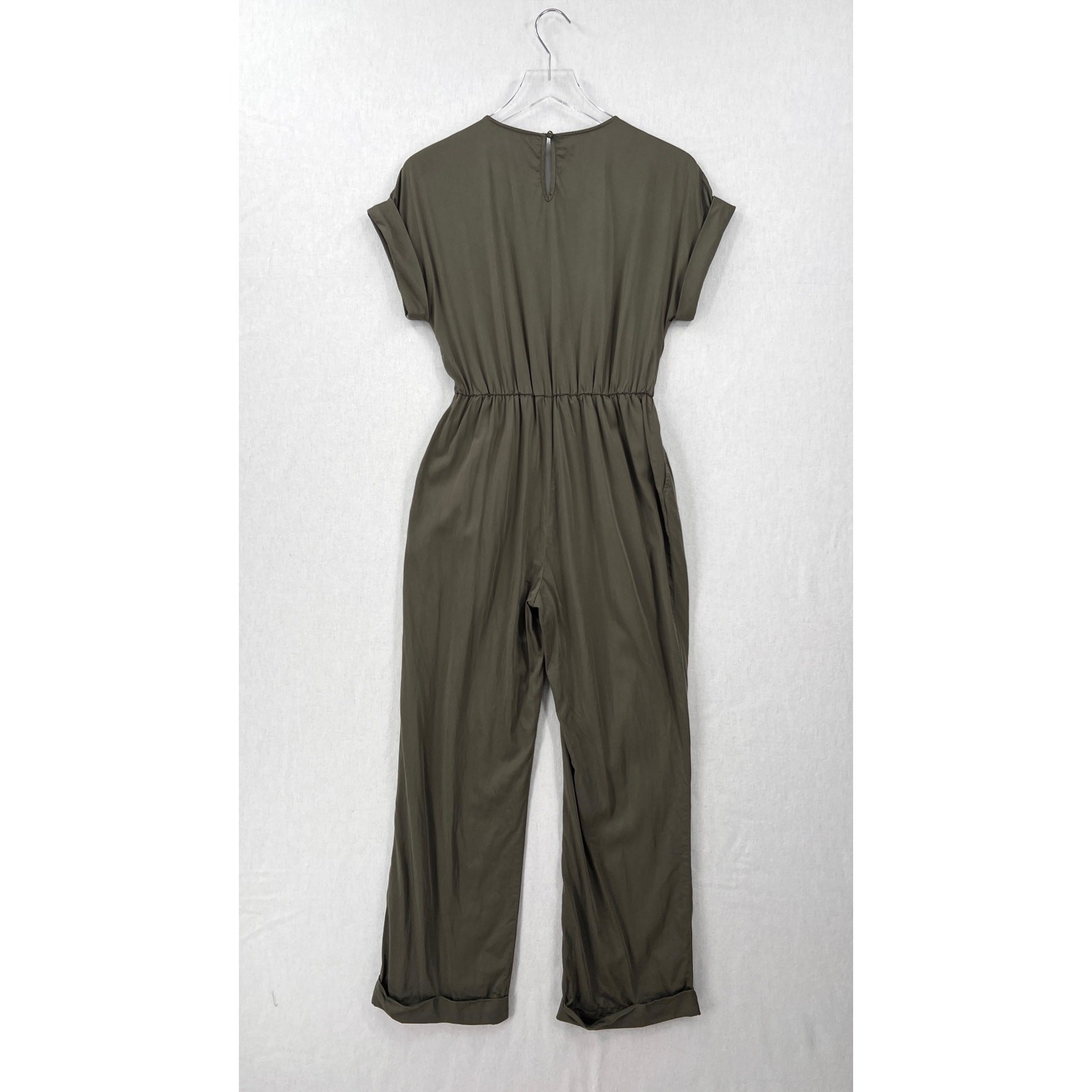 THREADS 4 THOUGHT Odyssa Ecovero Jumpsuit Womens Small Artichoke Green