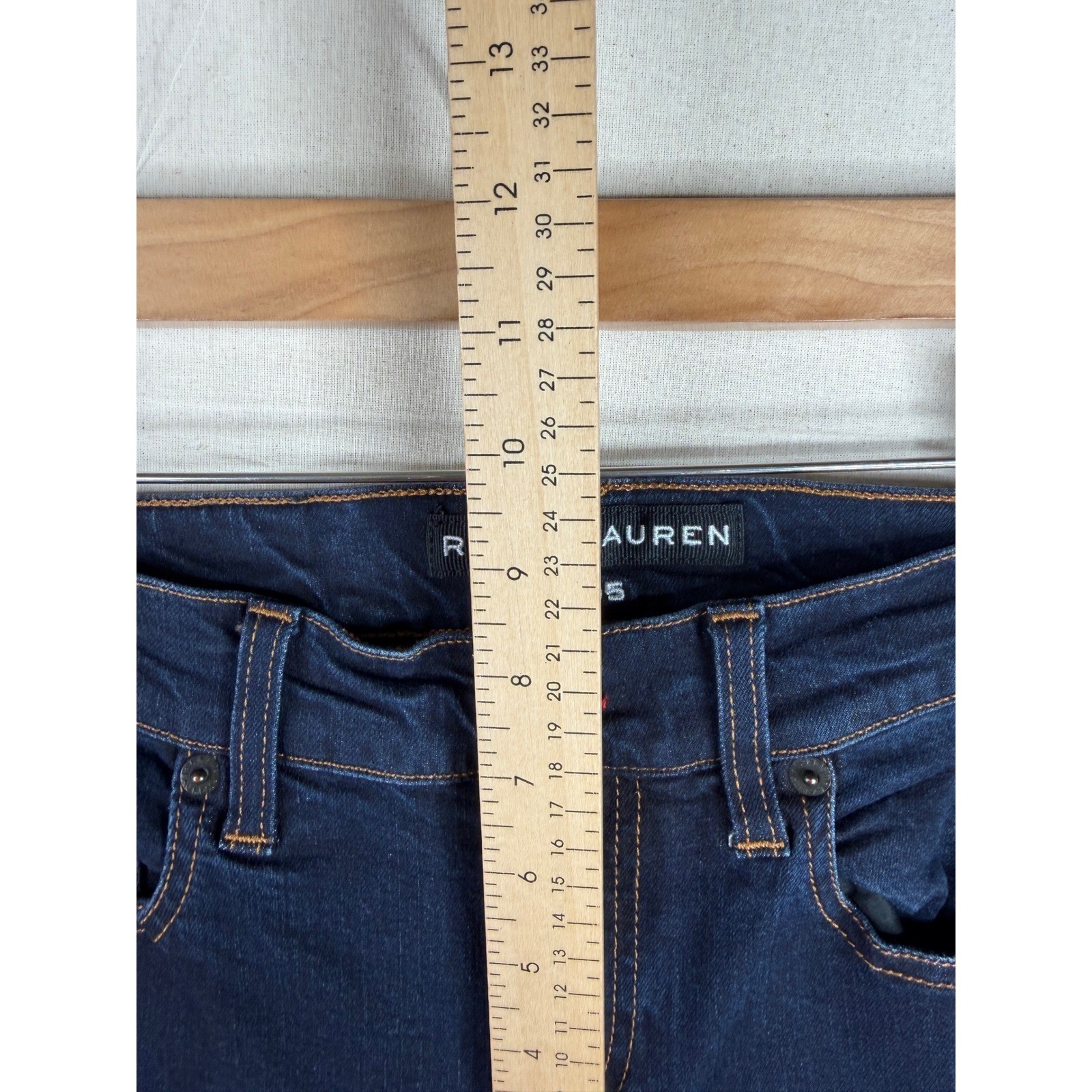 Ralph Lauren Black Label 105 Skinny Jeans size 28 Dark Blue