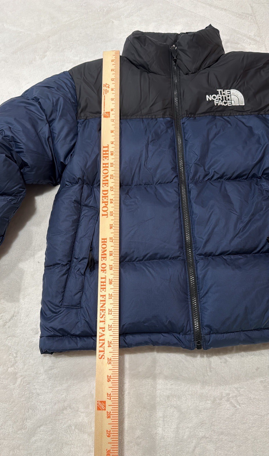 North Face Men’s M 96 Retro Nuptse JKT Summit Jacket, Size S -Navy/ TNF 0003