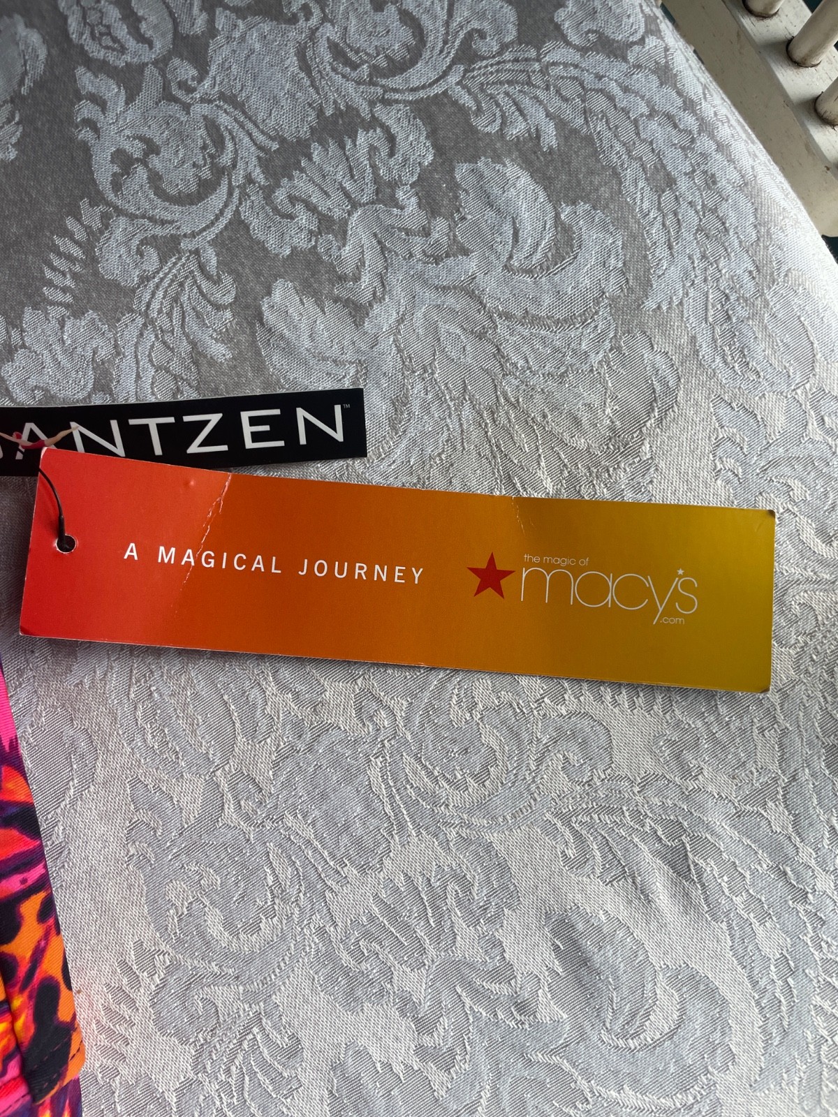 Jantzen 38DD Tankini Top multicolor Butterfly print NWT