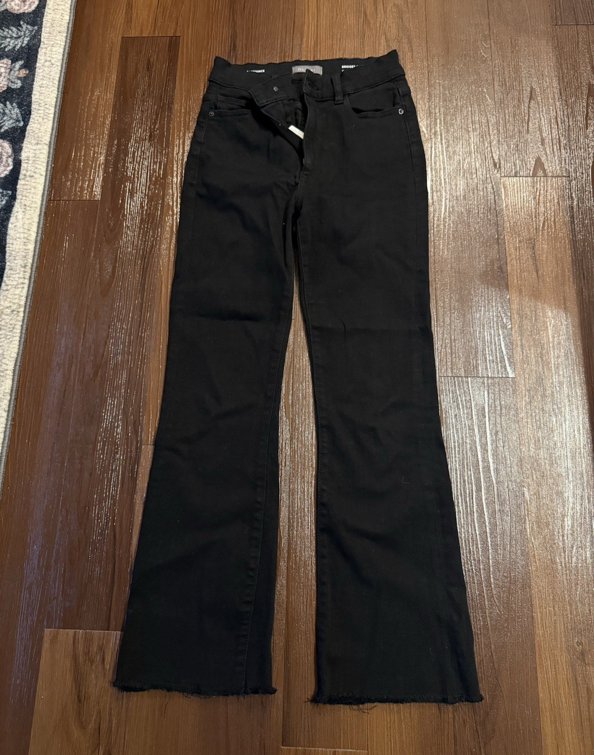 DL1961 DL Performance Women’s High Rise Black Bootcut Denim Jeans 5-Pocket