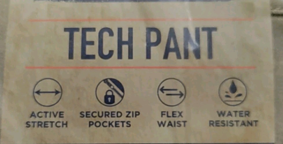 WEATHERPROOF VINTAGE MEN’S TECH PANTS