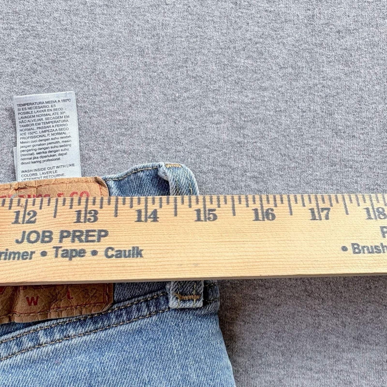 Levis 513 Slim Straight Fit Denim Blue Jeans Mens Light Wash Mens 32×32