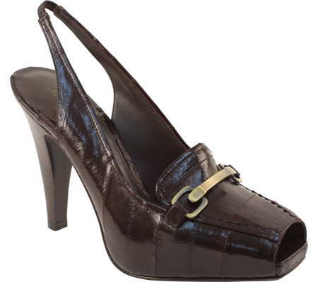 $180 JESSICA BENNETT Guepard Heels ~ NEW Brown 6 & 6.5