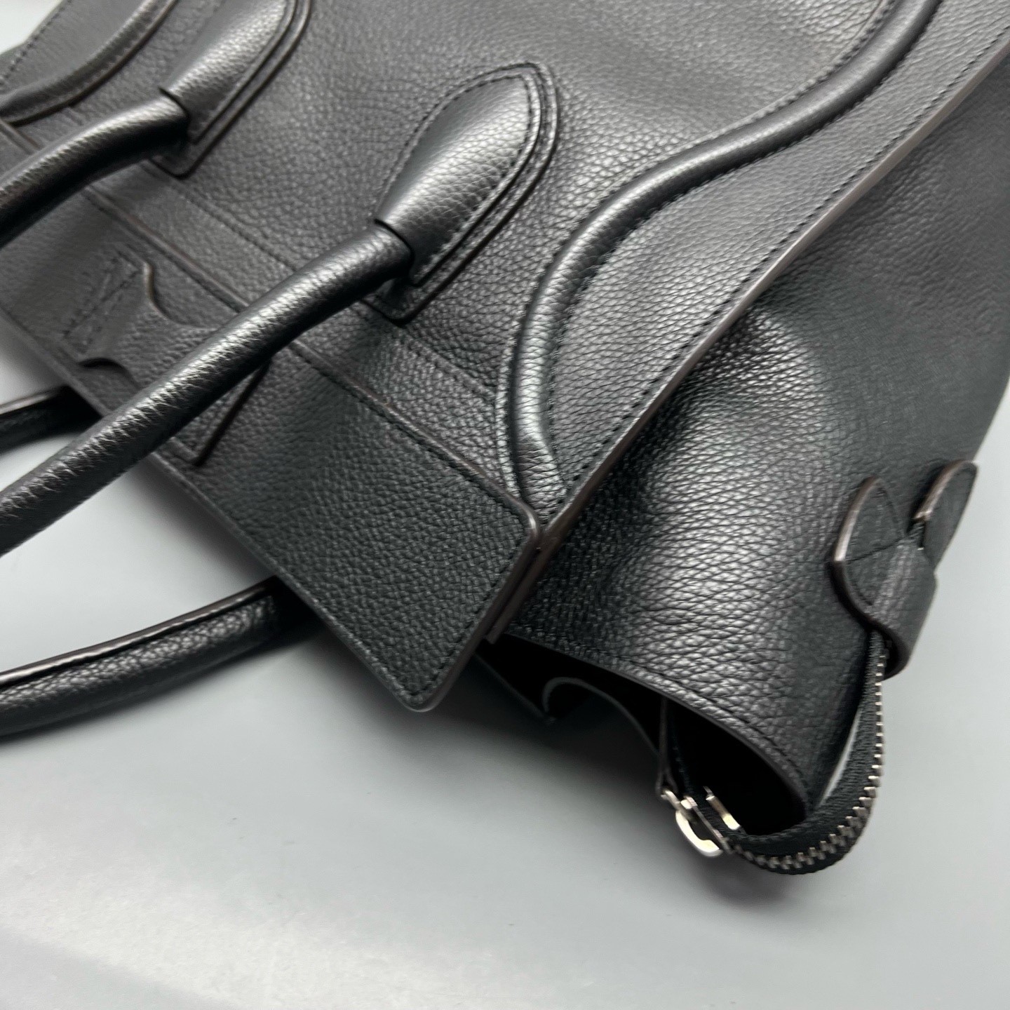 Celine Pre-Owned Authentic Satchel Black 30*29*17cm Free Tracked Shipping