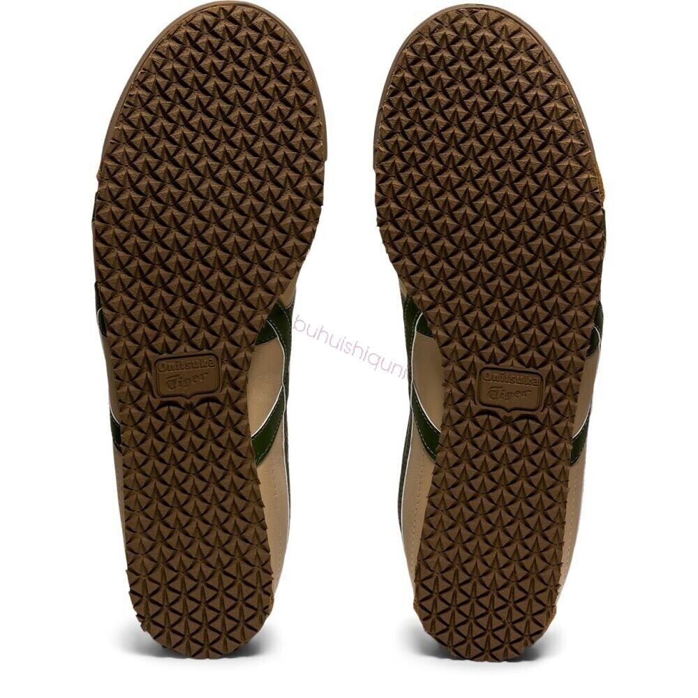 Unisex Beige Grass Gree MEXICO 66 Classic Athletic Shoes Sneakers