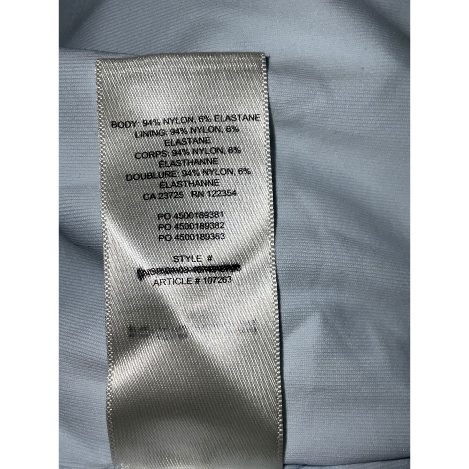 Babaton Aritzia One Shoulder Ruched Bodycon Mini Dress Ice Blue Size XS NWOT