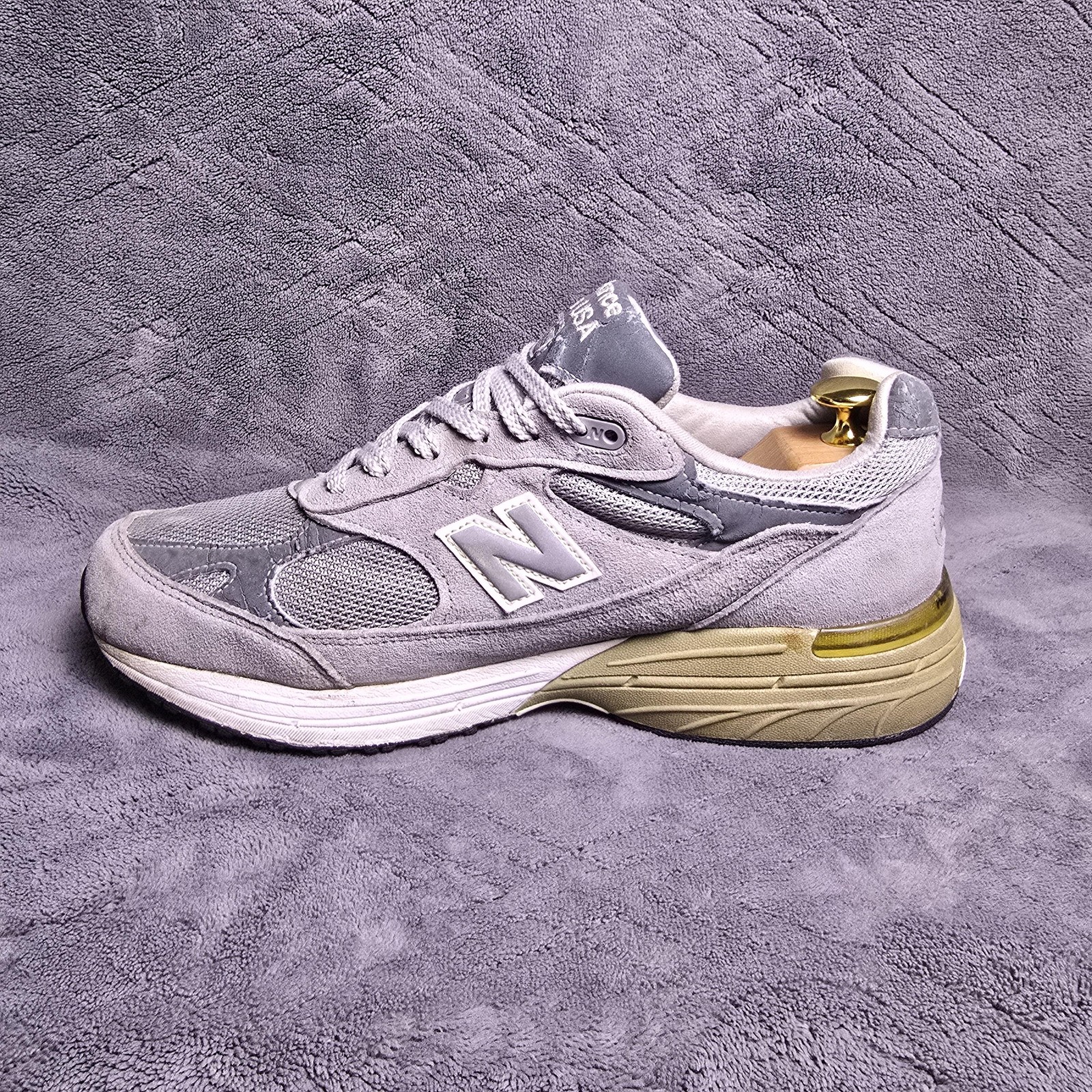 New Balance 993 Shoes Mens Size 8 4E Wide Gray Made USA Running Sneakers MR993GL