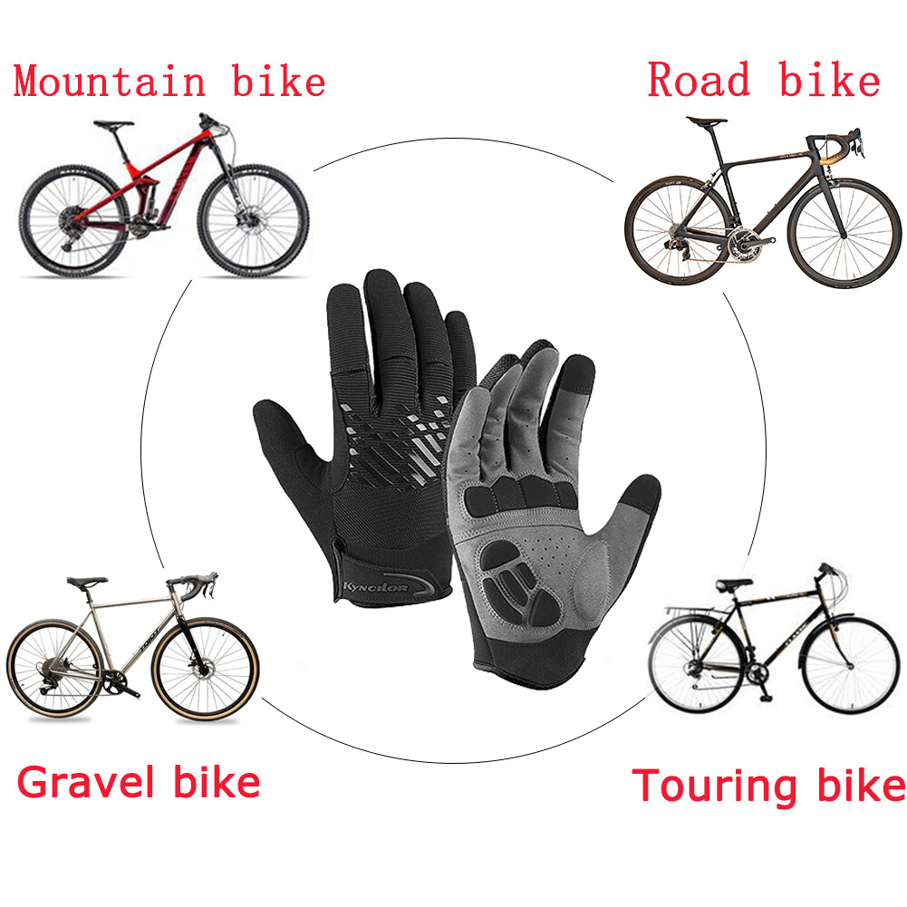 Multi-purpose Touchscreen Gloves Gel Pad Gloves MTB Gravel Bike Cycling Gloves