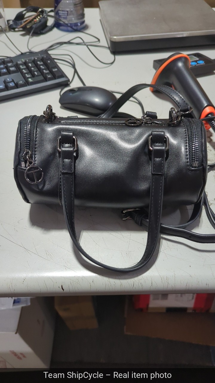 FOR CHARITY Telfar Small Duffle Bag in Black P12 G2U