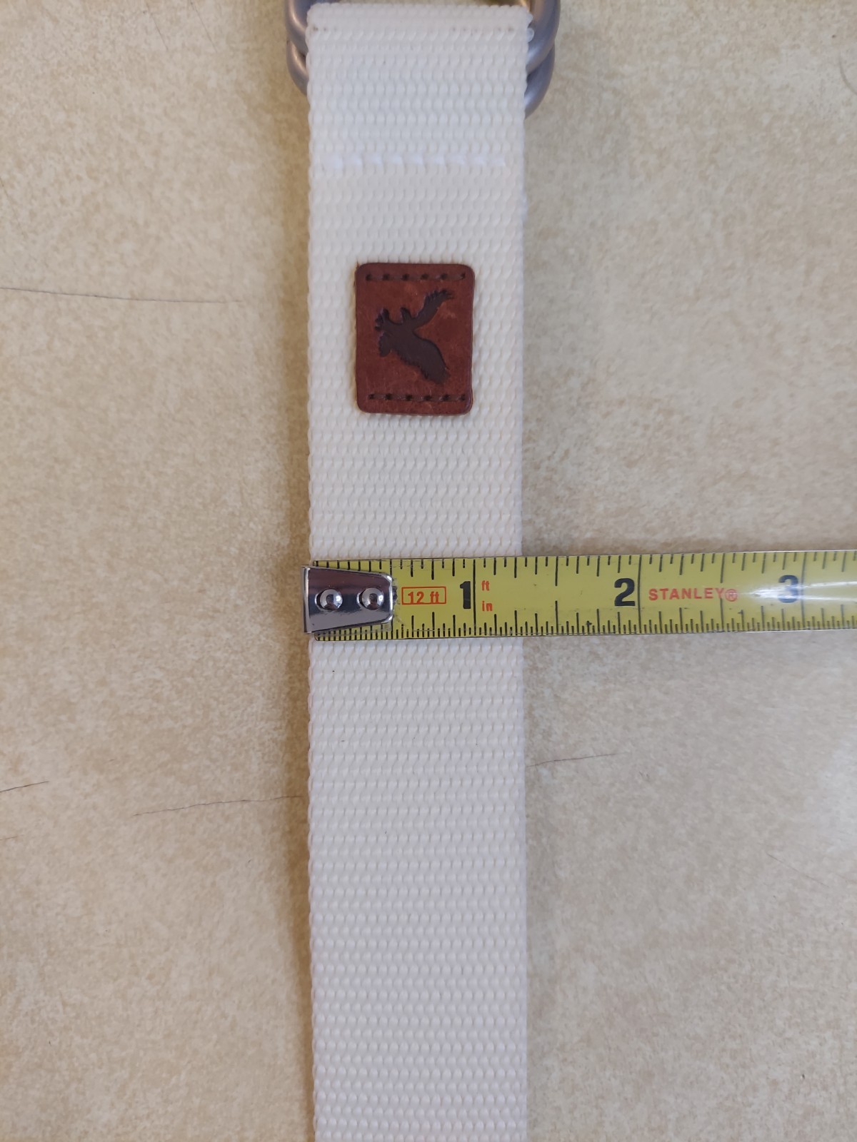 American Eagle Outfitters Canvas Nylon Belt AEO D-Ring Up To 30″