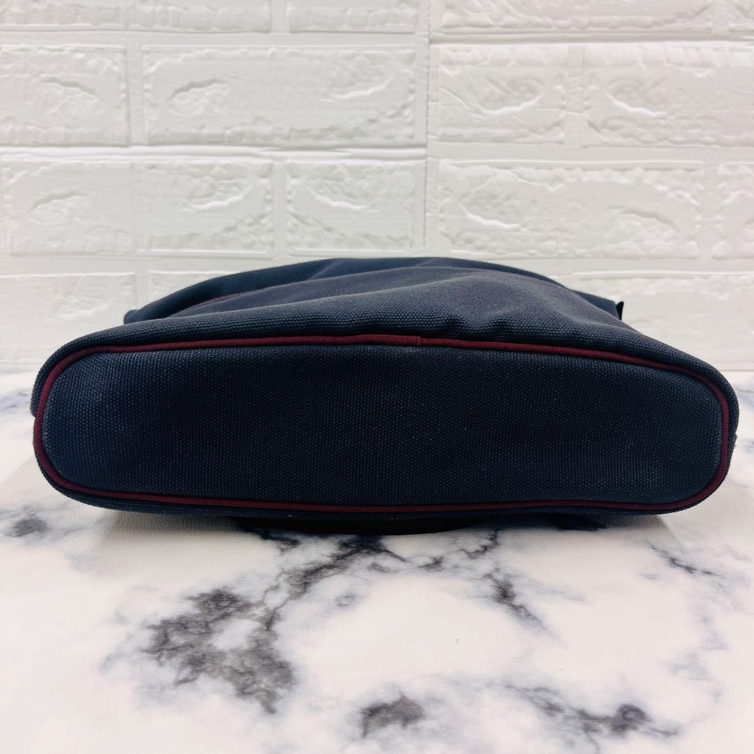 Porter Tote Shoulder 2WAY Reversible Navy Check
