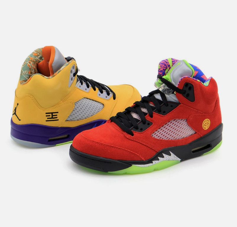 Jordan Air Jordan 5 Retro What the SE Solar Orange CZ5725-700 Suede Multicolor