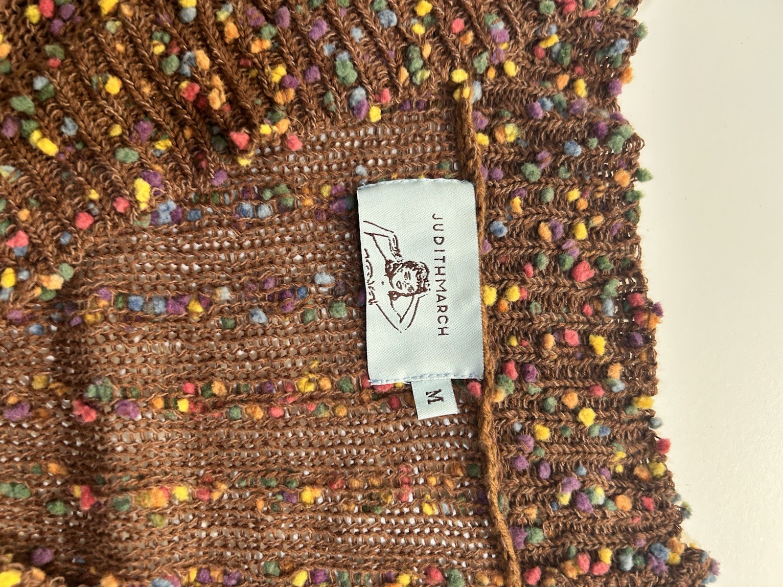 Judith March Brown Colorfull Romper Size M