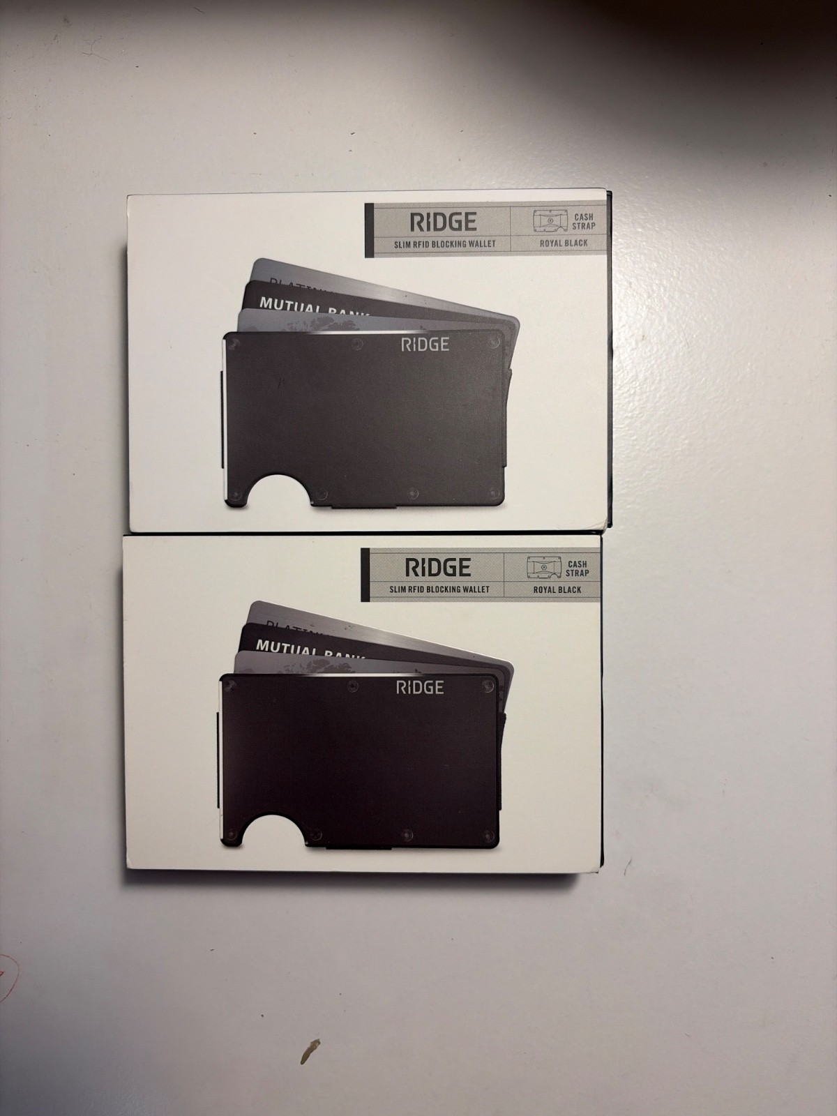 The Ridge Men’s Aluminum Wallet – Gunmetal (221)