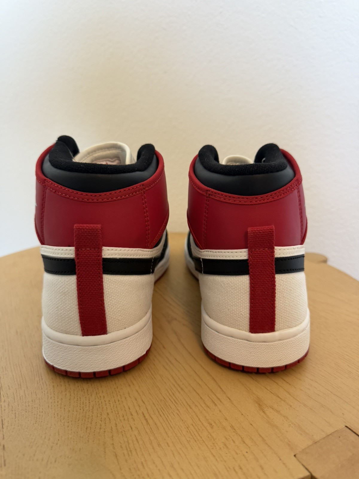 AIR JORDAN 1 HIGH AJ1 AJKO BLACK TOE RED WHITE SHOES MENS 402297 110 SZ 11
