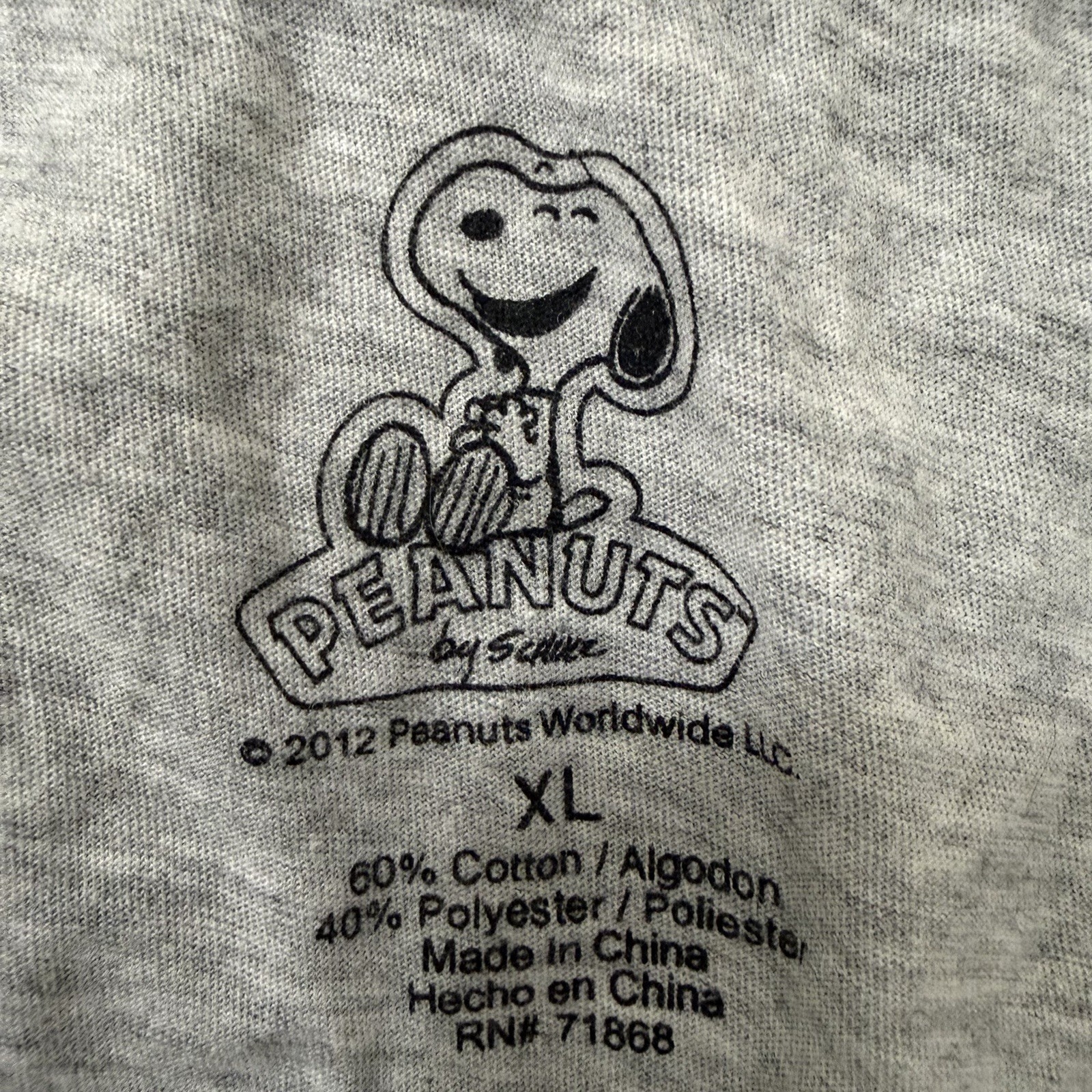 Peanuts/Schultz Women Vintage Sweatshirt With Snoopy/Woodstock Shirt XL