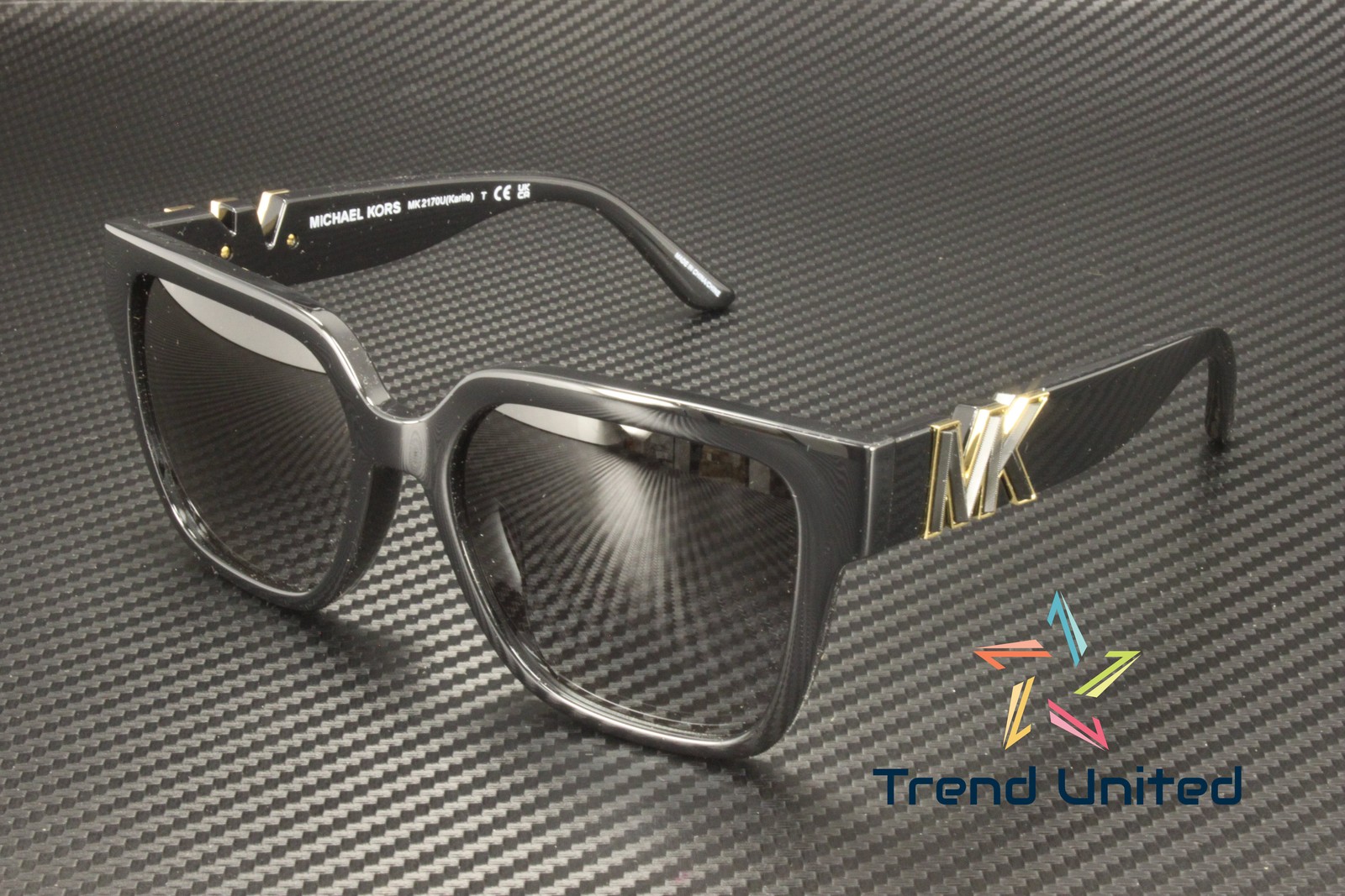 MICHAEL KORS MK2170U 30058G Black Dark Grey Gradient 54 mm Women’s Sunglasses