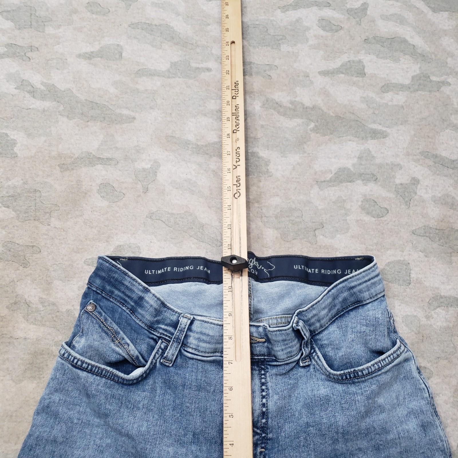 Wrangler Willow Jeans Womens 29×32 Blue Bootcut Western Pockets Denim Light Wash