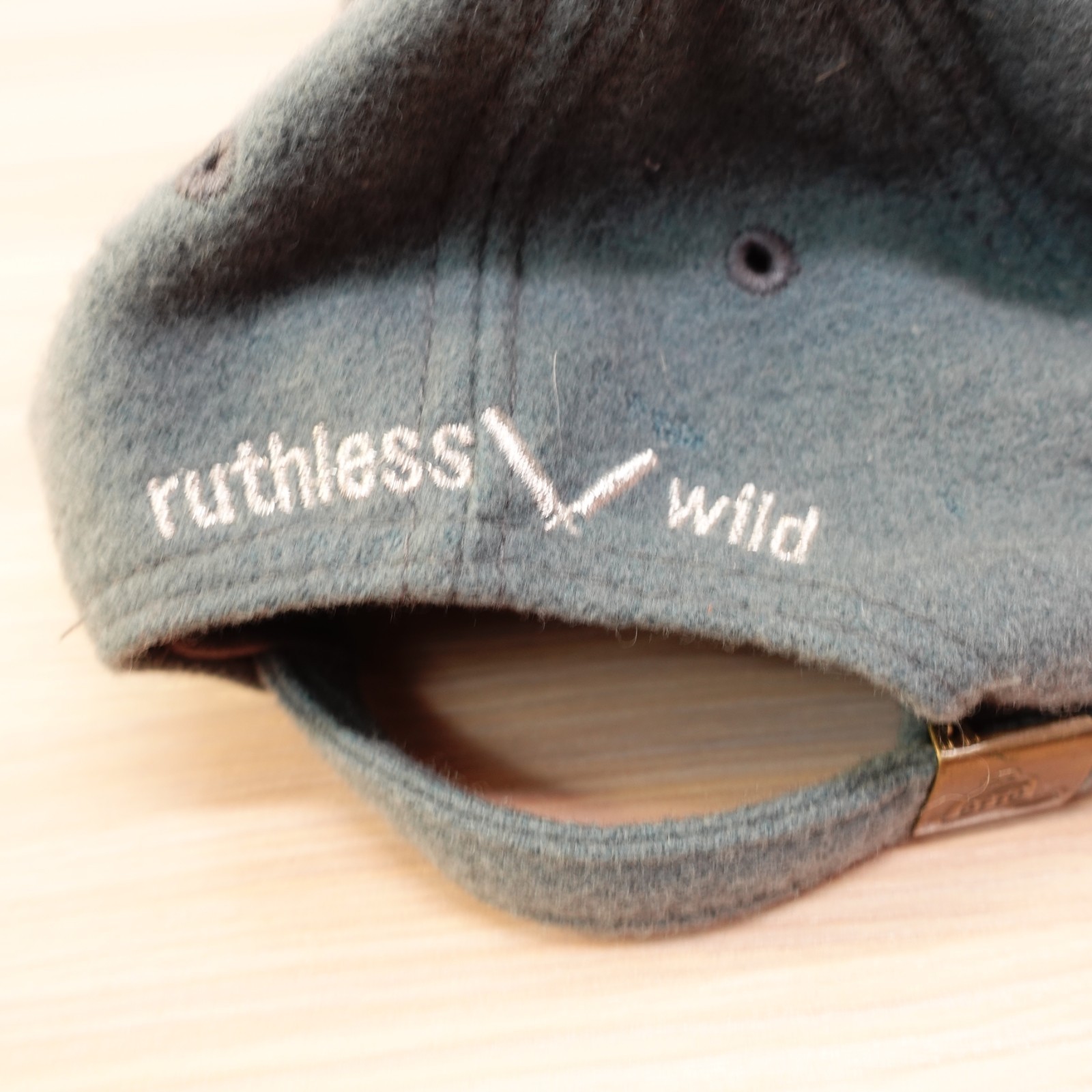 Vintage Mighty Mouse Cap Mens Blue Slate Wool Felt Baseball Dad Cartoon 90s OTTO