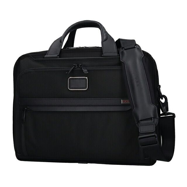 TUMI Alpha Black Nylon Briefcase Laptop Bag 15.75in Men 02603132D3 Authentic