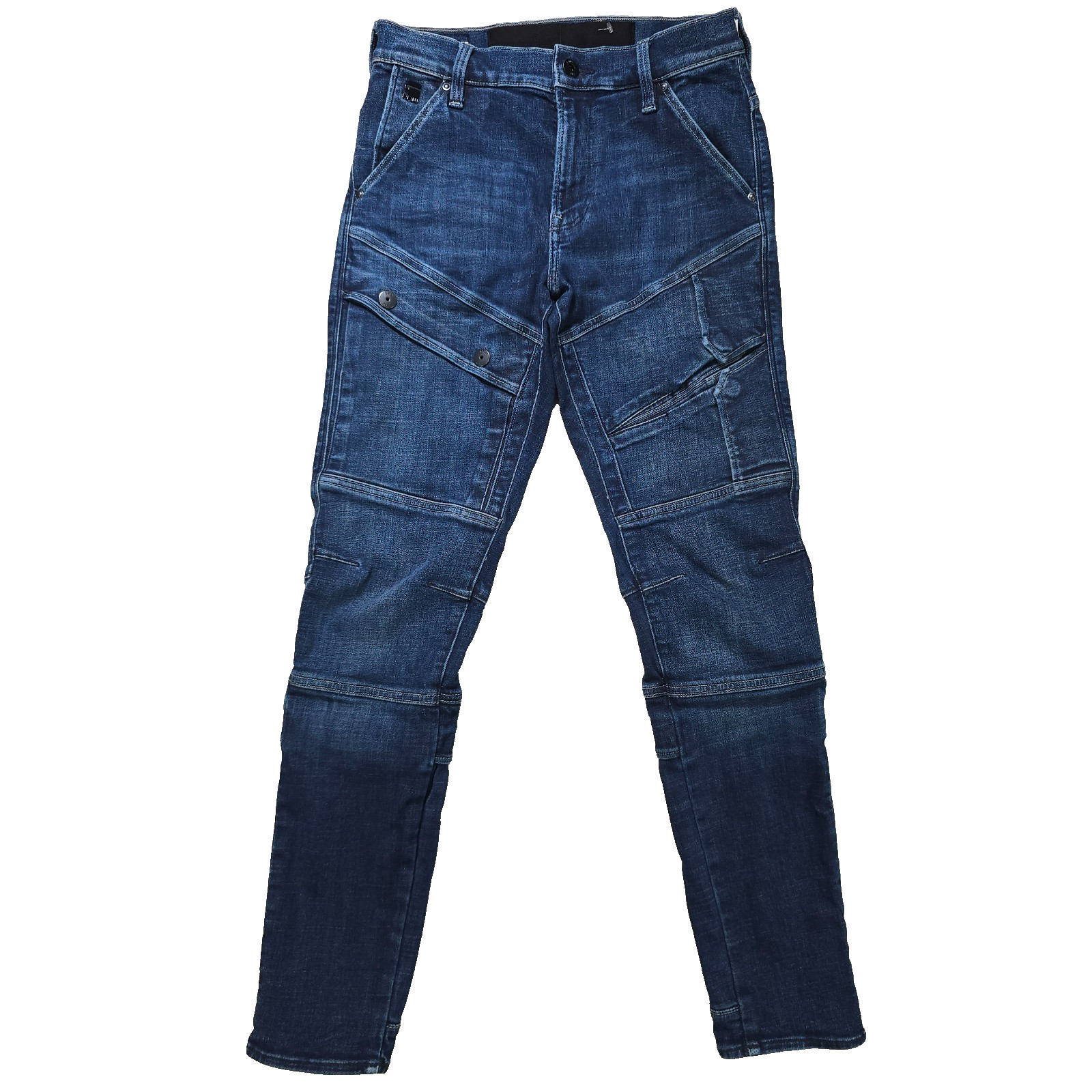G-Star RAW Jeans Mens 29×32 Blue Airblaze 3D Skinny Articulated Knees Denim