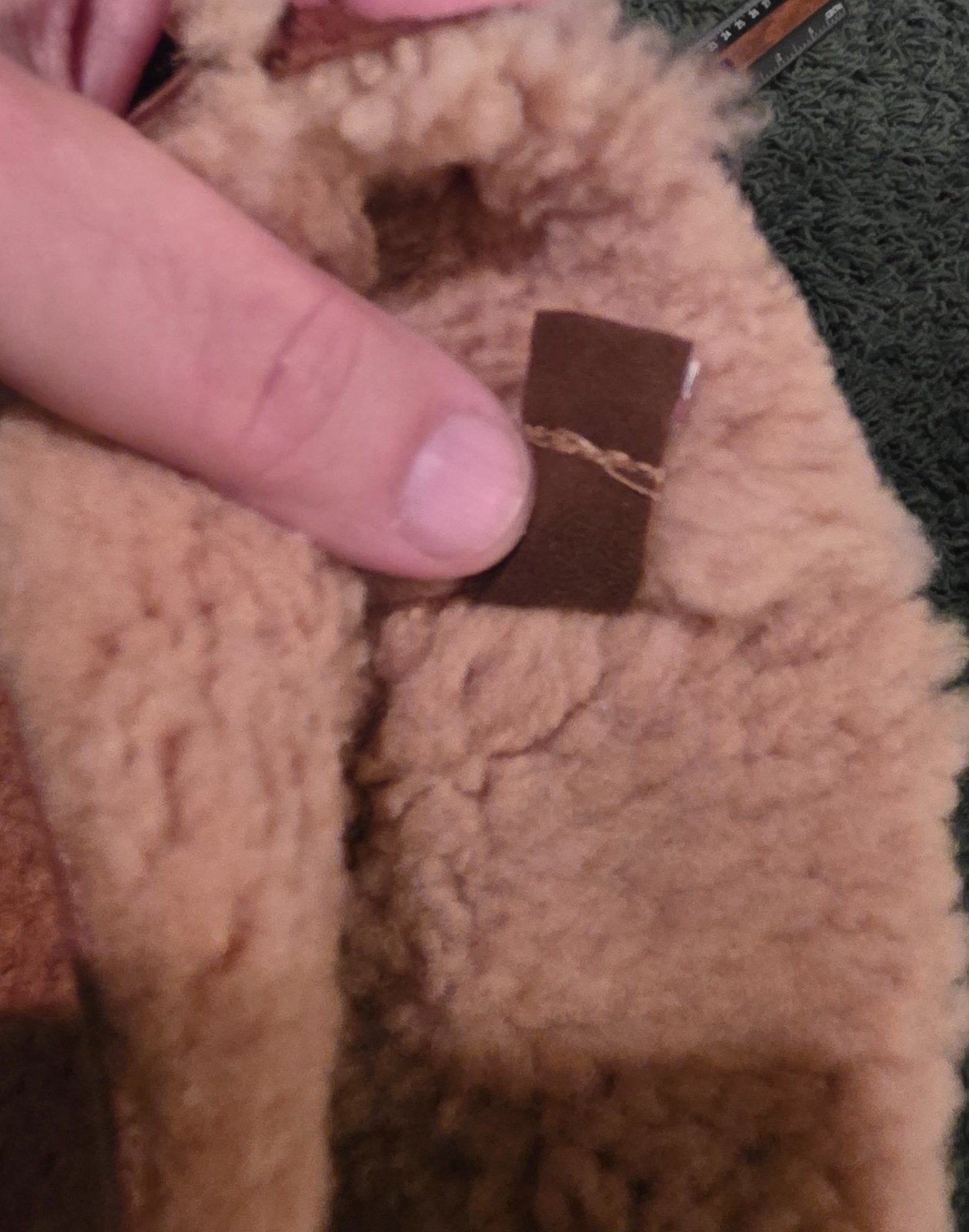Orvis XL 15 1/2″ long Fleece Lined Leather Mittens
